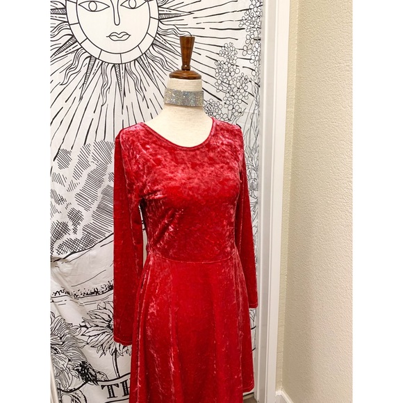 🌈 Beautiful summer velvet dress - Picture 4 of 11